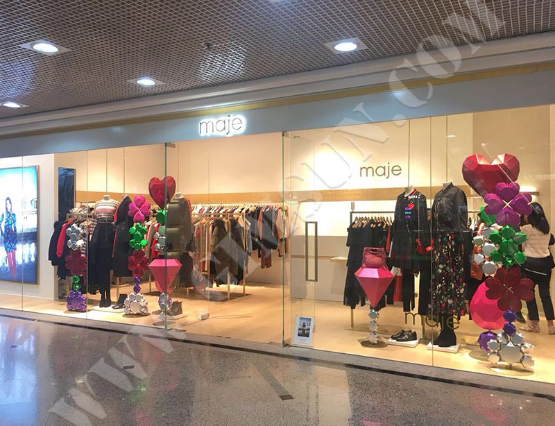 Maje Christmas Window Display