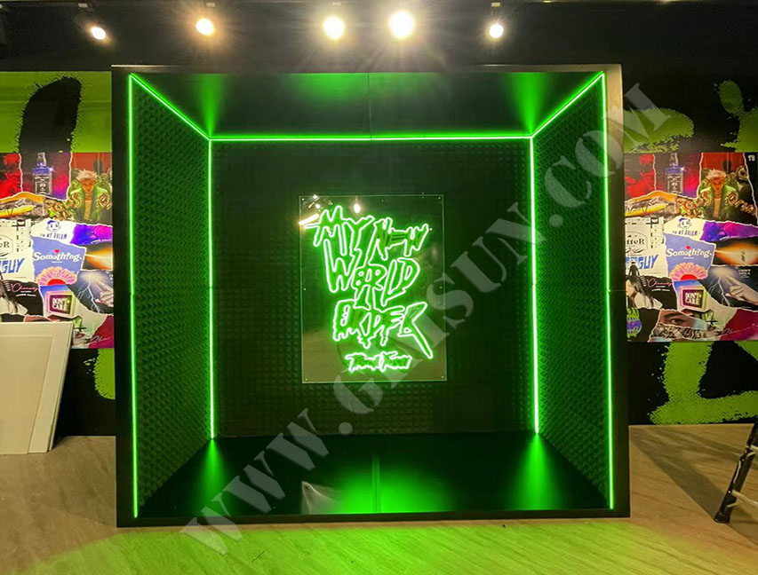Cool Neon Light Studio Display