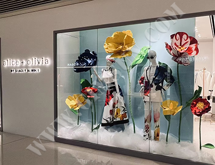 季节橱窗制作