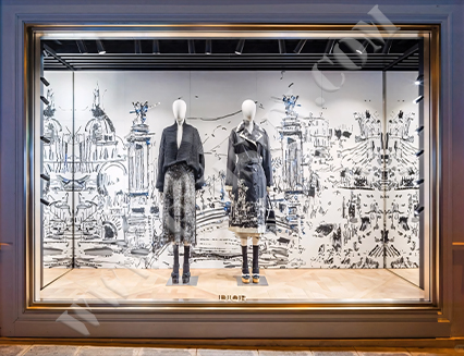 Dior Embroidery Window Display