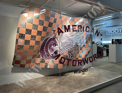 Wrangler Metal Window Display