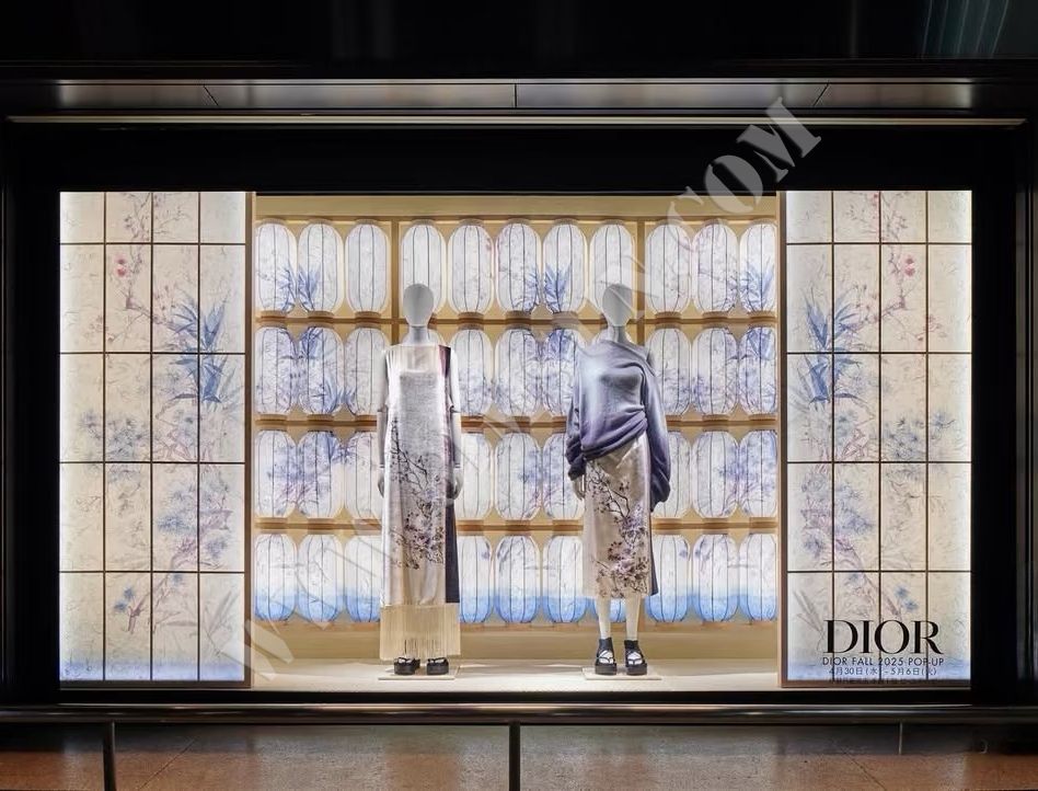 DIOR Autumn Window: Eastern Aesthetics Meets Haute Couture