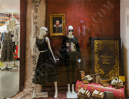 Classic Vintage Window Display