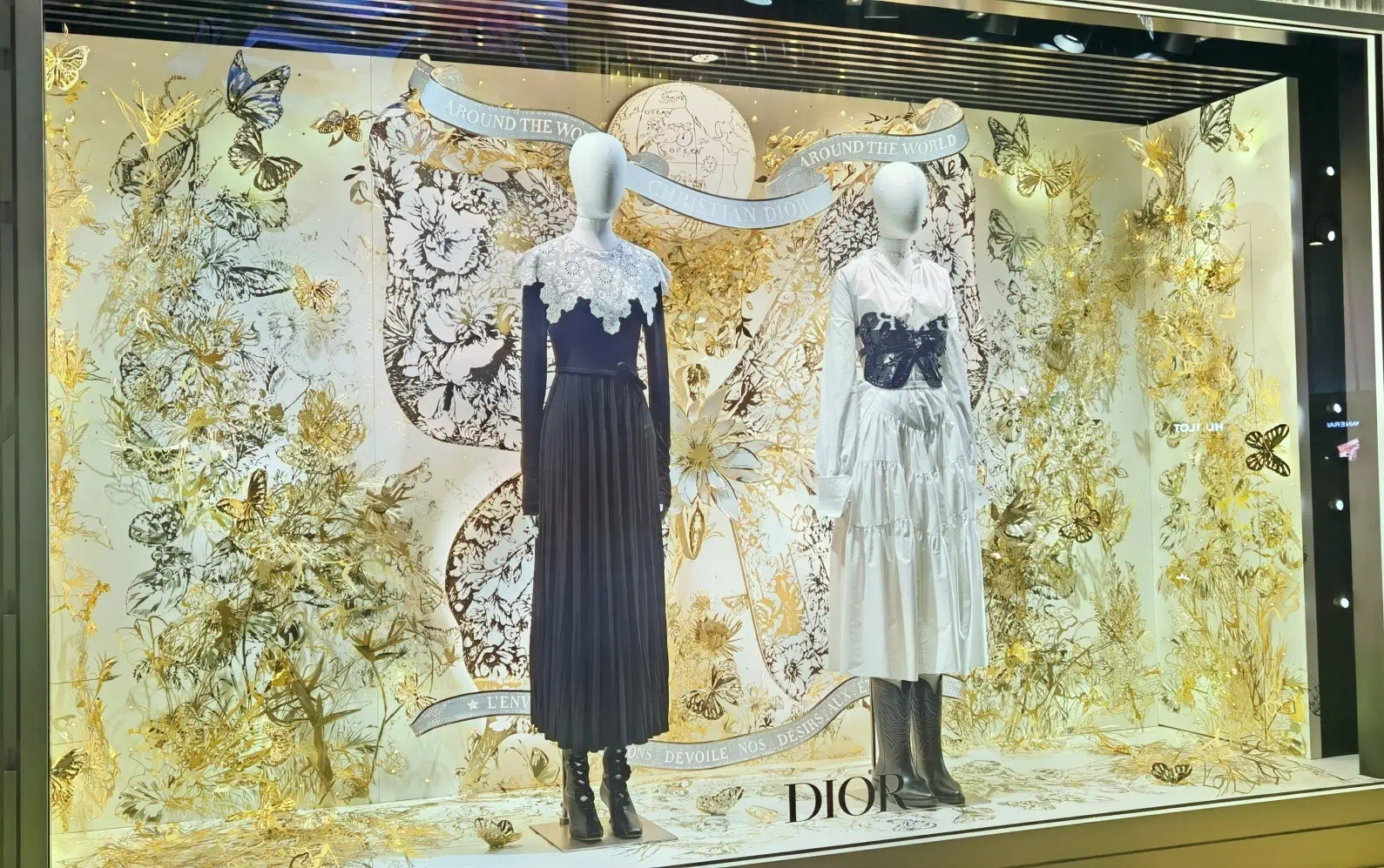 店鋪櫥窗展示,大幅面光柵打印,創意打印