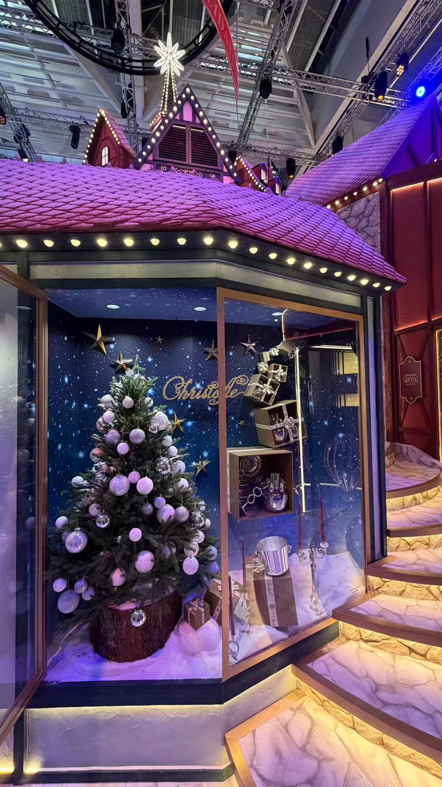 聖誕POP-UP,聖誕櫥窗展示,展示道具