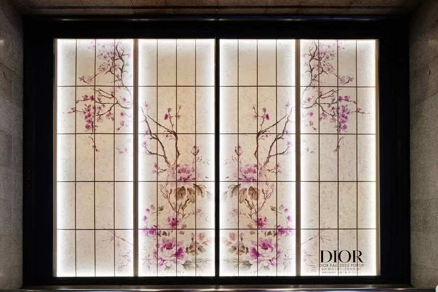 DIOR 秋季橱窗展示，橱窗设计，橱窗展示