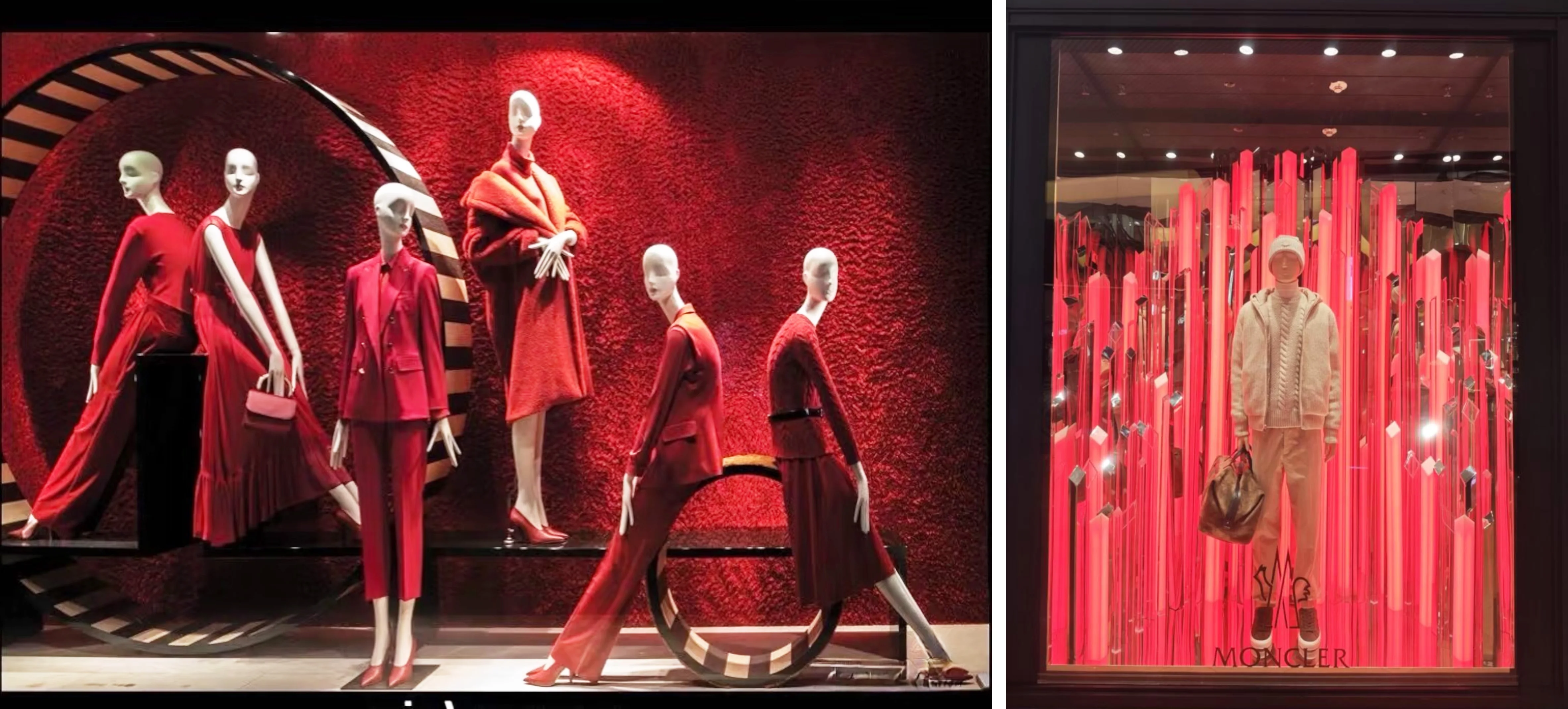 新年橱窗展示,节日橱窗展示