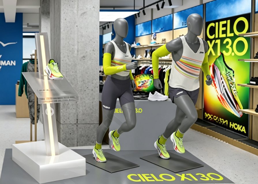 店铺发光陈列道具