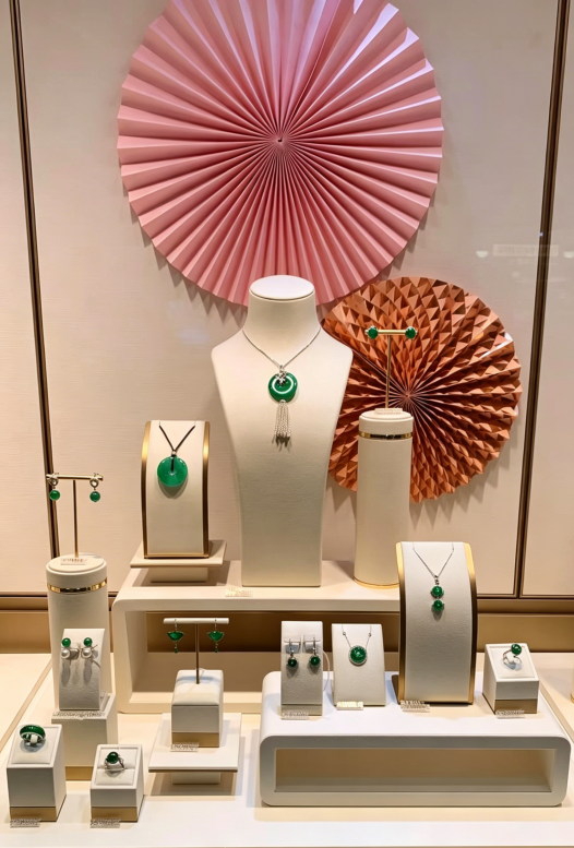 ペーパーアートリテール展示、ペーパーアートビジュアル表現