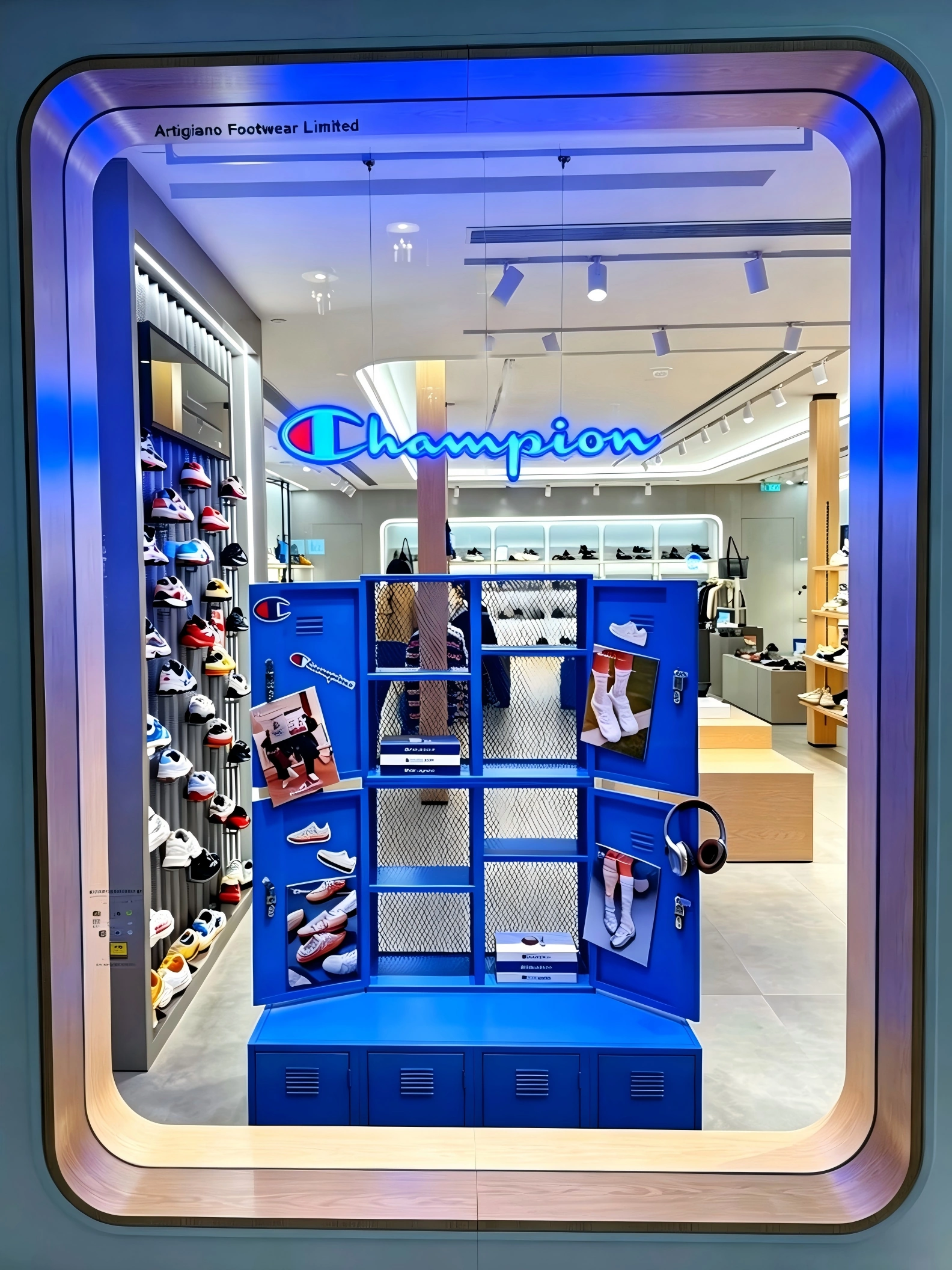 Store window display