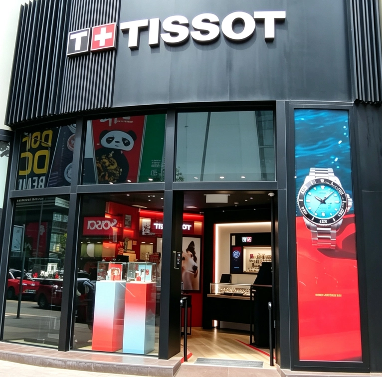 TISSOT summer window display unveiled in Hong Kong and Macau shopping districts