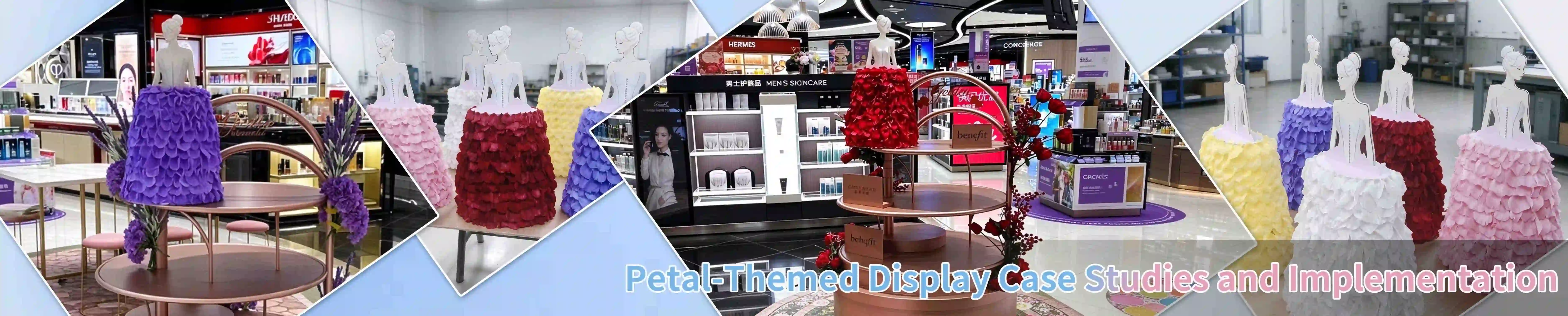 Petal-Themed Display Case Studies and Implementation
